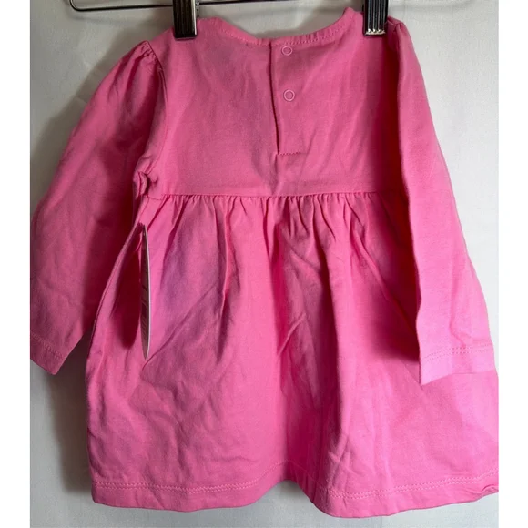 Baby bon bébé Casual Dress 12 Months Pink Rainbow Hearts NWT - Picture 5 of 6